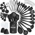 43 Pcs AIKKIL Kitchen Utensils Set, Heat Resistant Silicone Cooking Kitchen by AIKKIL