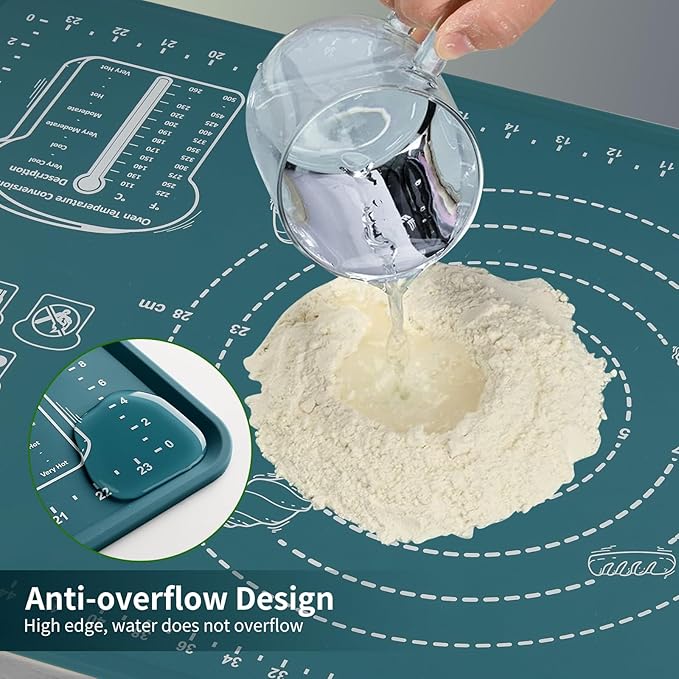 DANIA & DEAN 1.1mm Heavy-Duty Silicone Pastry Mat - Image 2