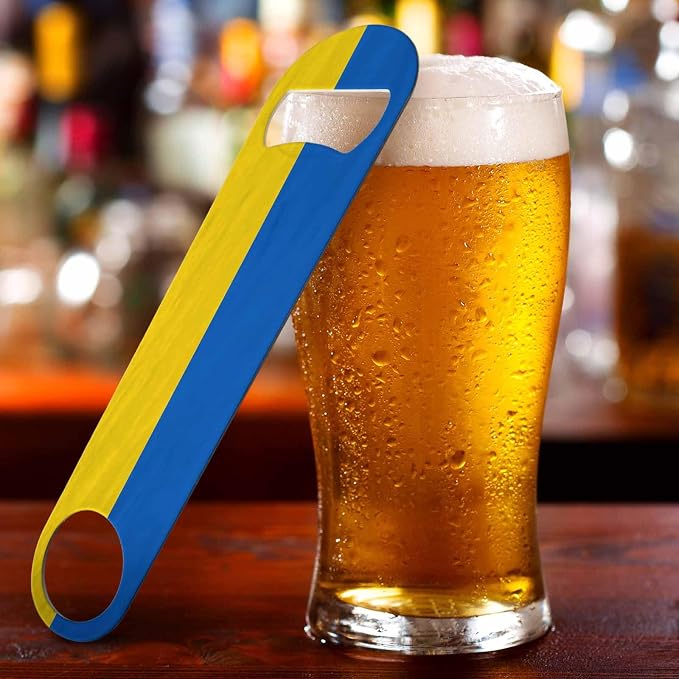 Ukraine Flag Stainless Steel Bottle Opener Yellow Blue Ukrainian Symbol Emblem - Image 5