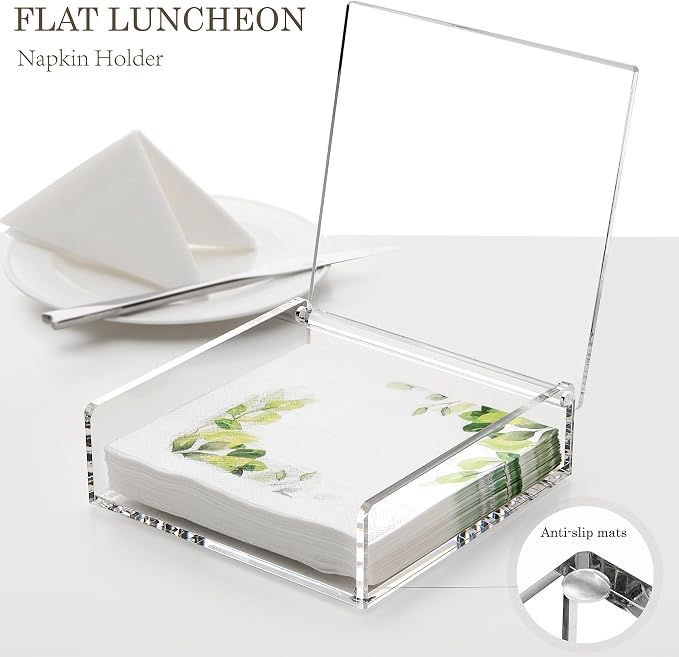DINGHUO Flat Acrylic Napkin Holder - Image 7