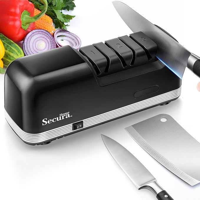 Secura 3-Stage Electric Knife Sharpener by Secura