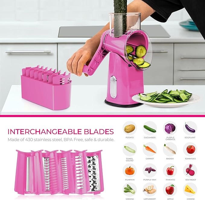 SUSTEAS Rotary Cheese Grater - Image 3