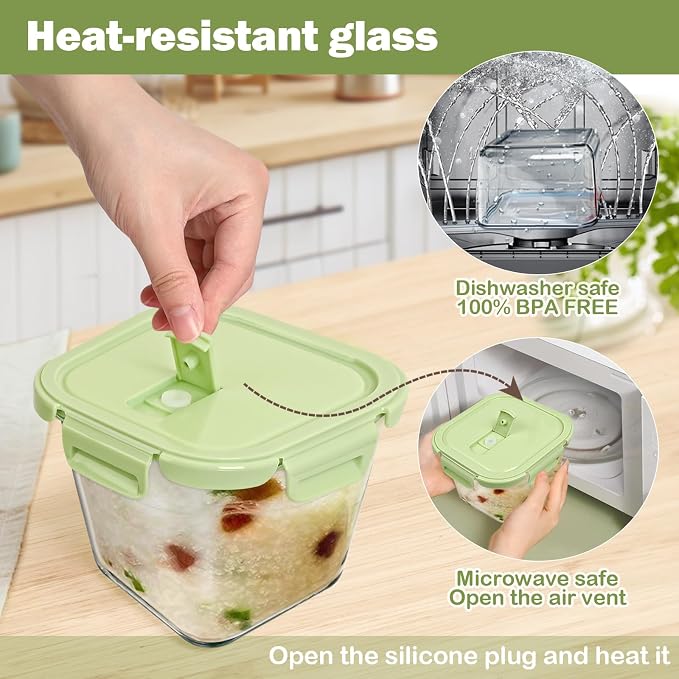 Glass Soup Containers with Lids 32oz - Image 4