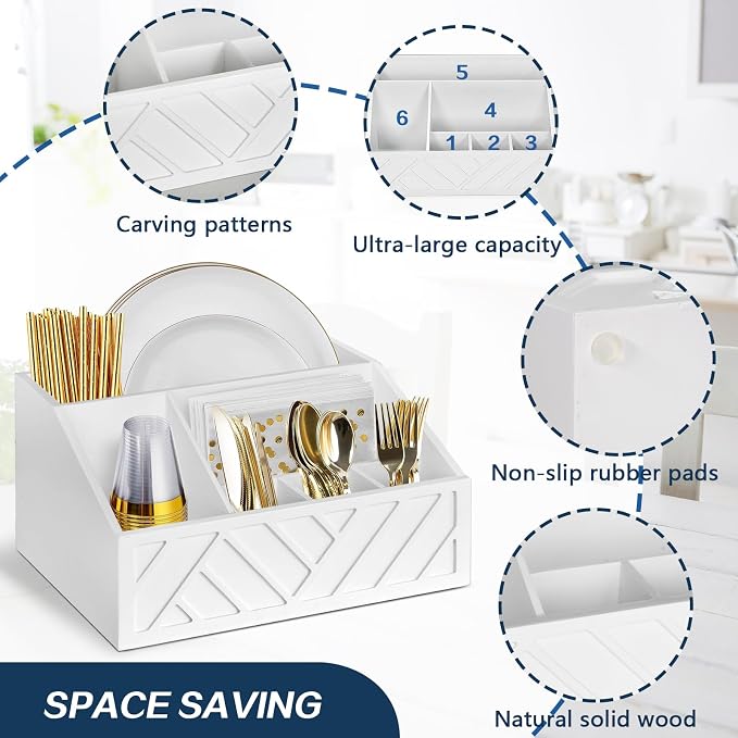 Ukonvi Paper Plate Dispenser, Paper Plate Holder - Image 8