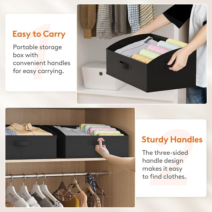 Lifewit Trapezoid Closet Storage Bins - Image 4