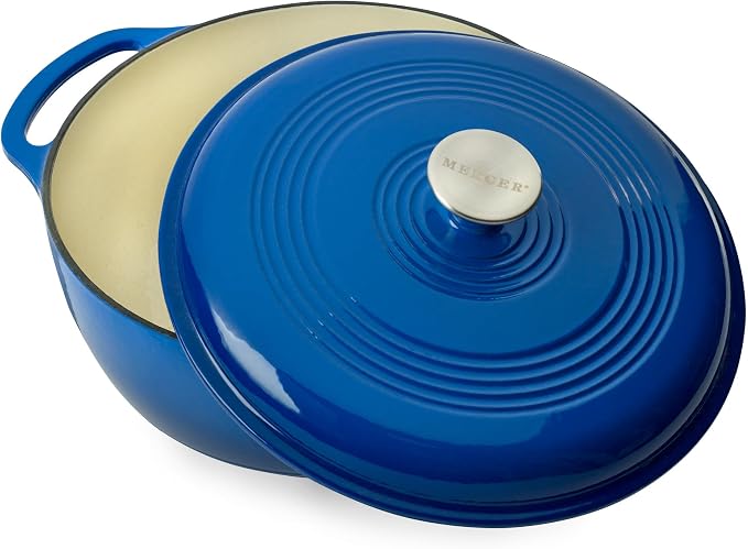 Mercer Culinary Enameled Cast Iron Round Dutch Oven, 6 qt. - Image 4