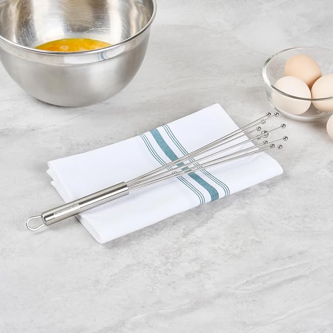 Restaurantware 12.5 in Stainless Steel Ball Whisk - Image 6