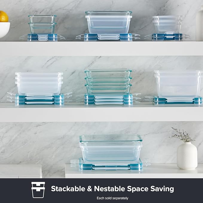 Snapware Plastic Total Solutions Food Storage Containers Set, Airtight & - Image 4