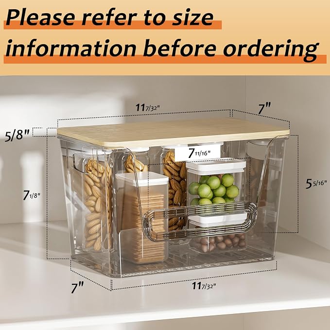 Delamu 2 Set Pantry Organizers and Storage, Trash Bag Dispenser - Image 2