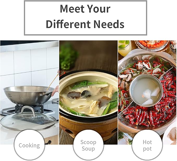 Newness Soup Ladle, Durable 304 Stainless Steel Soup Spoon - Image 7