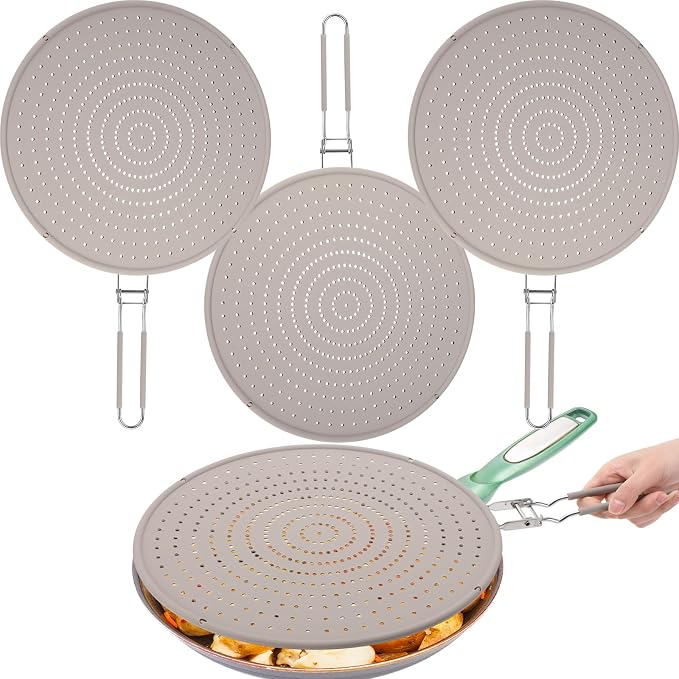 Tioncy 3 Pcs Silicone Splatter Screen by Tioncy