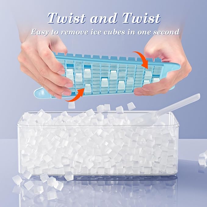 Mini Ice Cube Tray for Freezer: GGUW Nugget Ice Cube Tray - Image 4