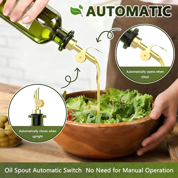 COOLMI Oil Dispenser for Kitchen - 12oz/350ml - Image 2