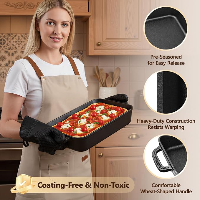 Cast Iron Detroit Pizza Pan - Image 4