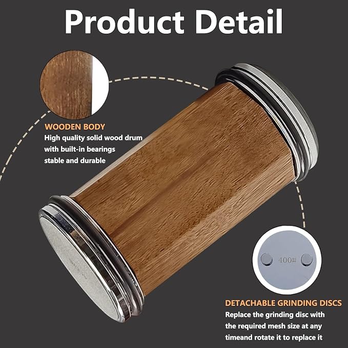 Acacia Rolling Knife Sharpener - Image 2