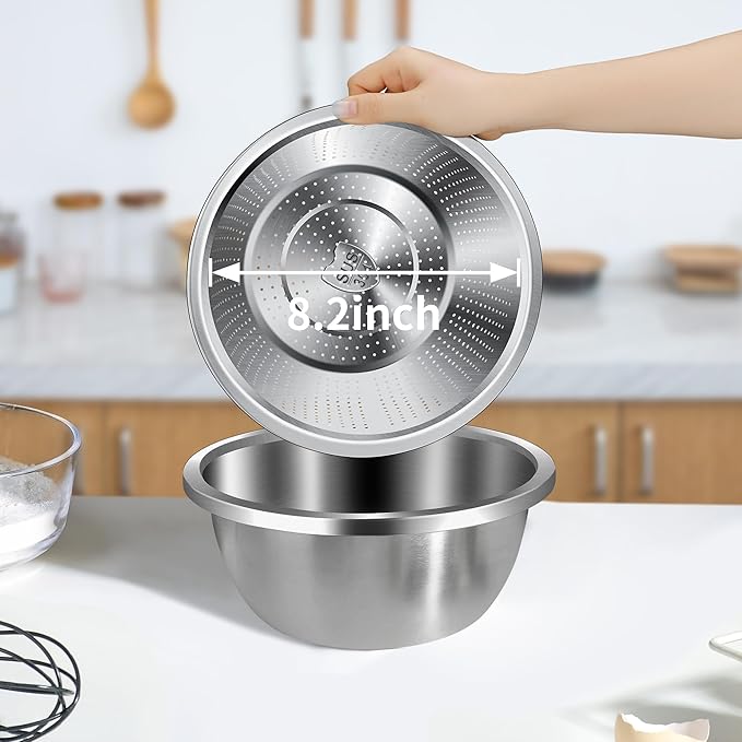 Colander 304 Stainless Steel 4-quart - Image 5