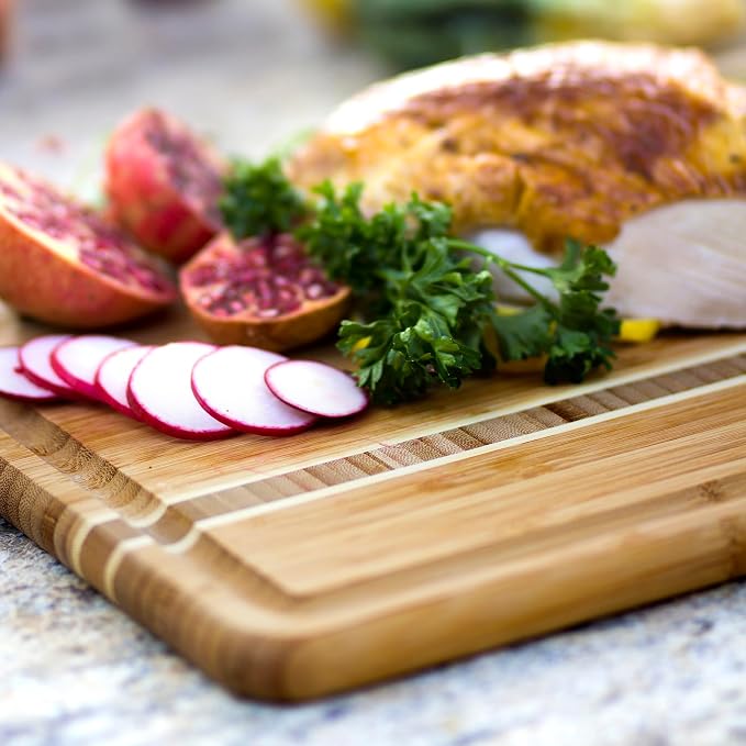 Totally Bamboo Dominica Large Cutting Board - Image 4