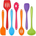 P&P CHEF Silicone Cooking Utensils Set of 7, Heat-proof Kitchen Utensils Set by PPCHEF