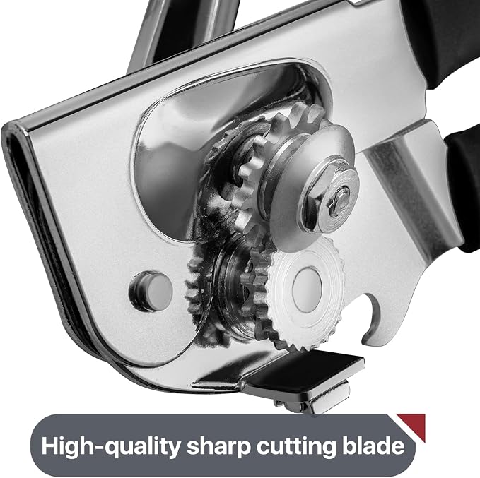 Commercial Can Opener, UHIYEE Hand Crank Can Opener Manual Heavy Duty - Image 3