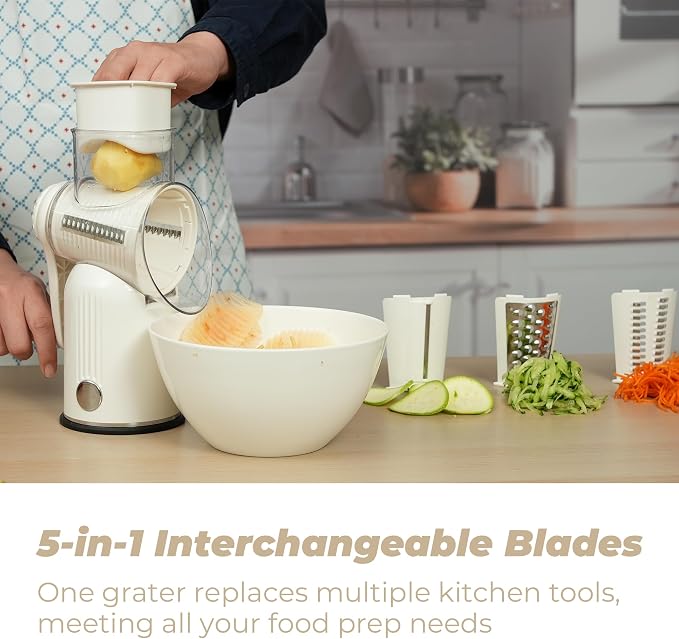 ZHANG XIAO QUAN SINCE 1628 Rotary Cheese Grater, Cheese Shredder - Image 4