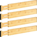 DUCOO 4 PCS Drawer Divider, Expandable Separators by Unknown