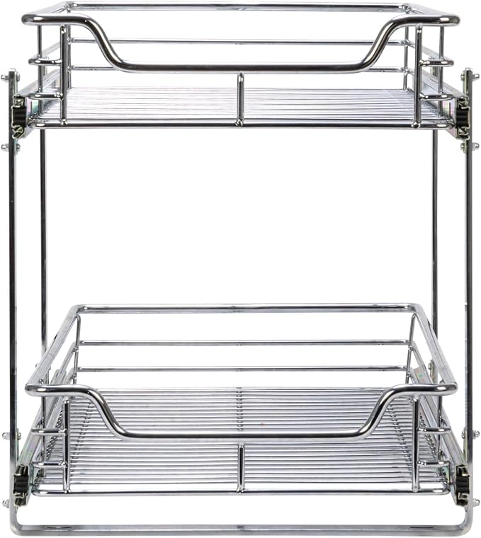 Household Essentials Glidez Multipurpose Chrome-Plated Steel Pull-Out/Slide-Out - Image 11