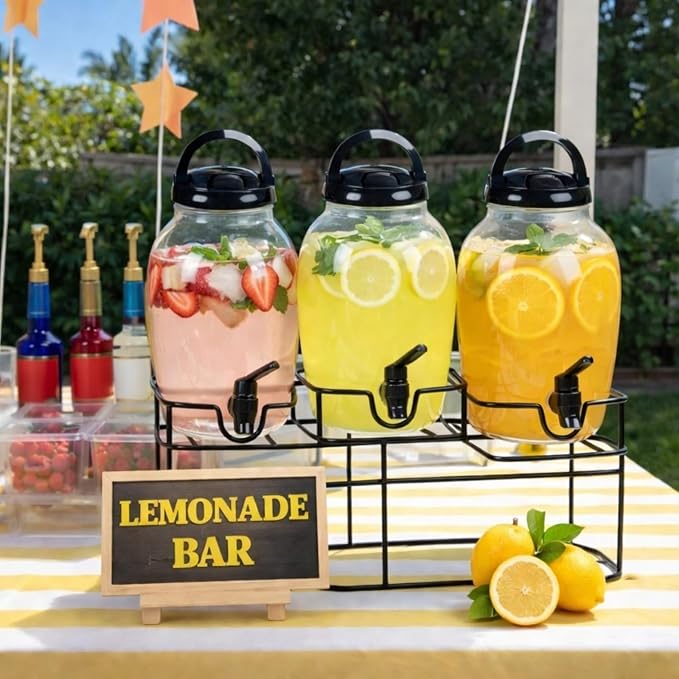 Tanlade 3 Pcs Plastic Drink Dispenser - Image 7