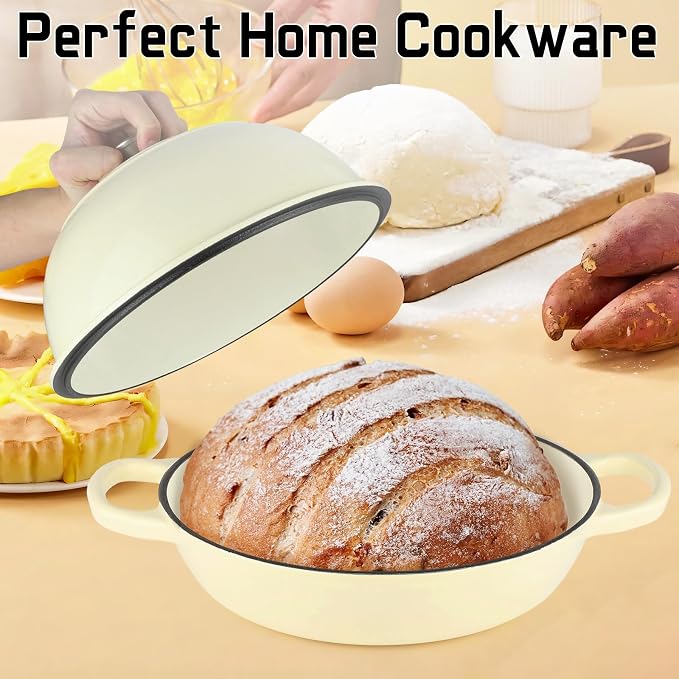Enameled Cast Iron Bread Oven, Dutch Oven Pot - Image 5