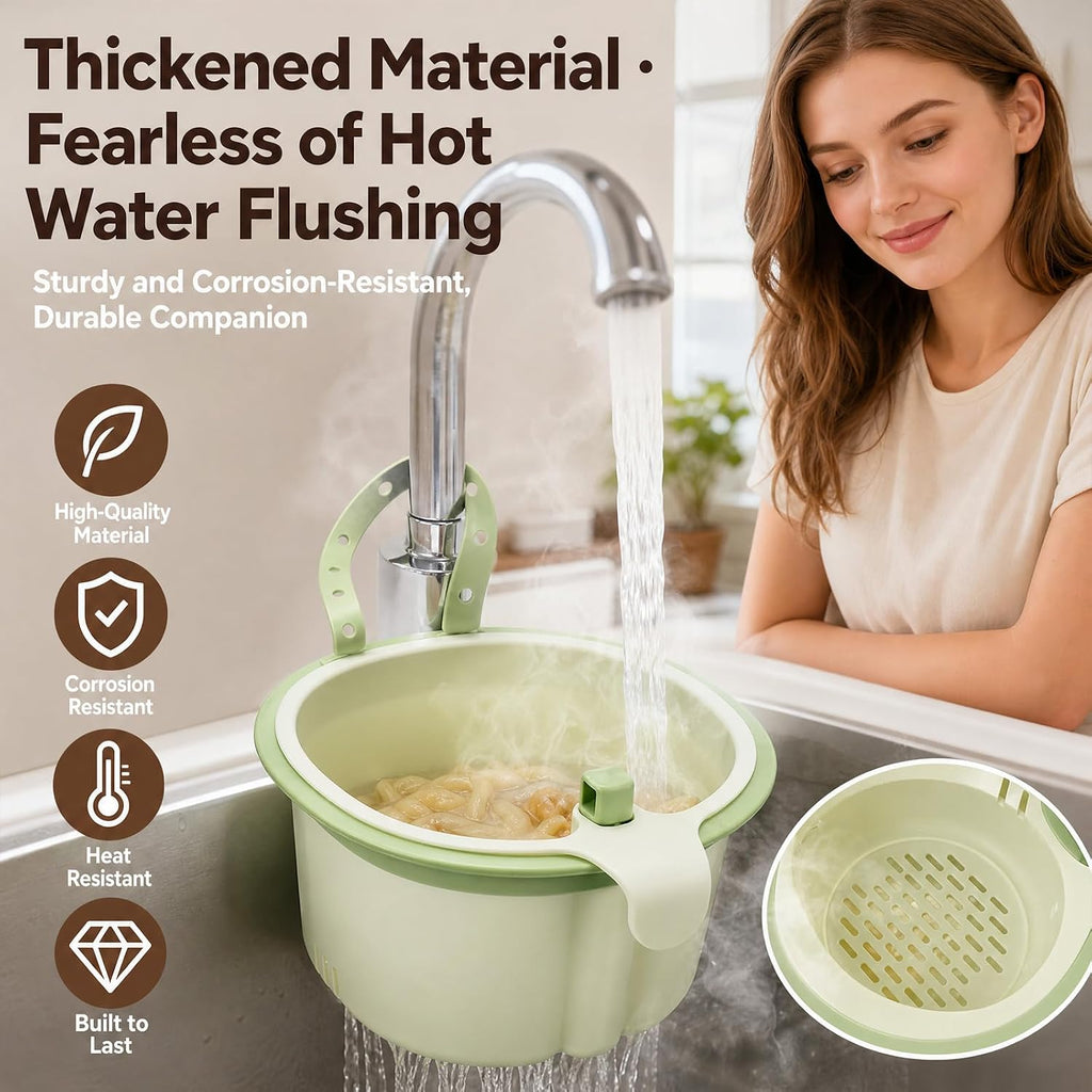 Multifunctional Hanging Sink Drain Basket for Kitchen