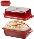 Enameled Cast Iron Dutch Oven for Sourdough Bread Baking, 9×5 Dutch Oven Pot by RYEDE