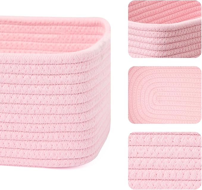 MiniArk Small Storage Baskets for Organizing | Closet Organizer Bins | Shelf - Image 2