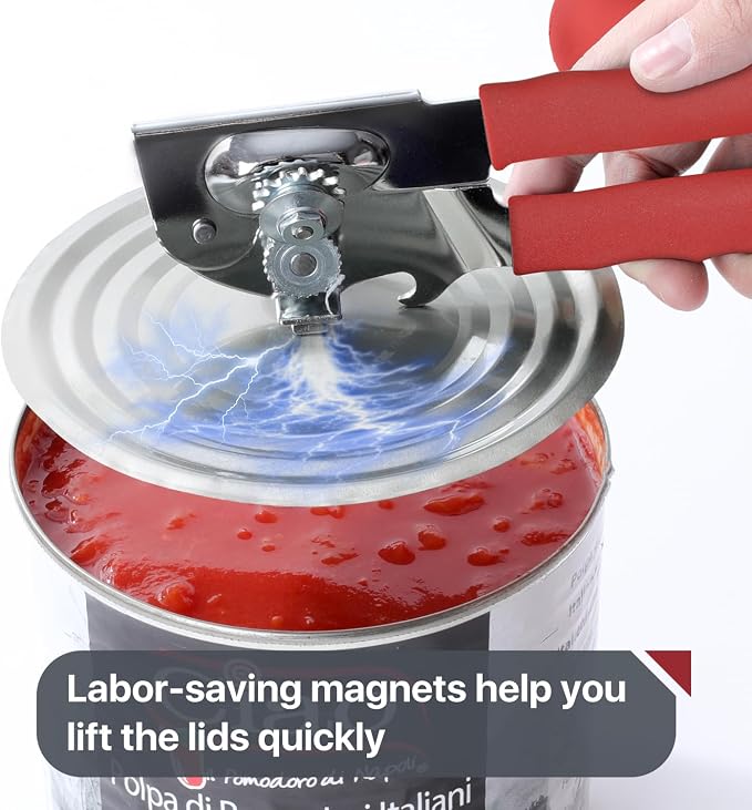 Commercial Can Opener, UHIYEE Hand Crank Can Opener Manual Heavy Duty - Image 4