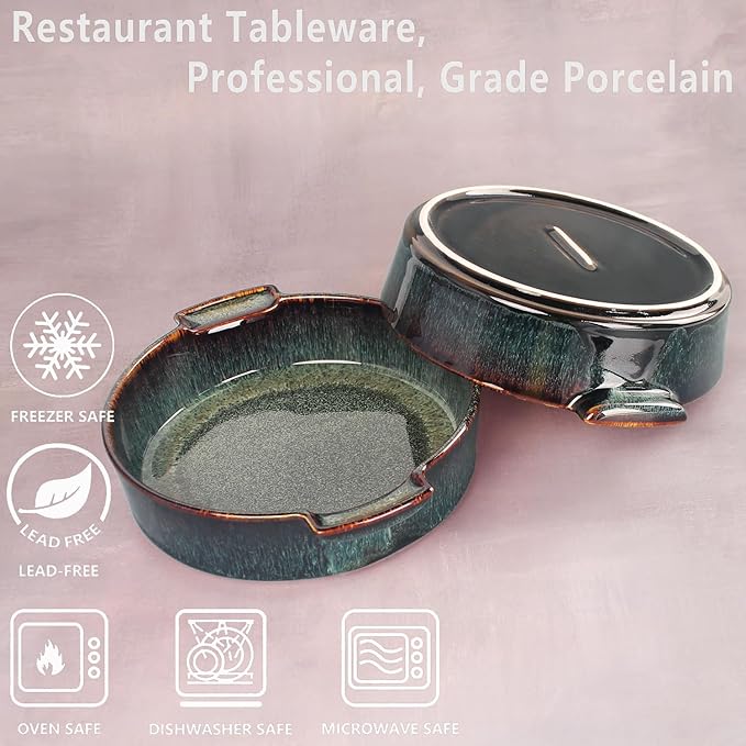 Ceramic Casserole Baking Dish -13.5 Ounces Baking Dish - Image 3