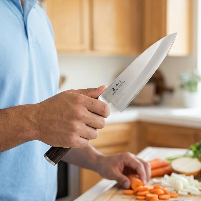 imarku 7 Inch Deba Knife, Ultra Sharp Sushi Knife, Ultimate Japanese Kitchen - Image 8