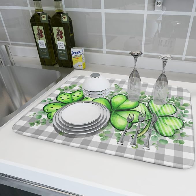 St Patricks Day Dish Drying Mat - Image 6