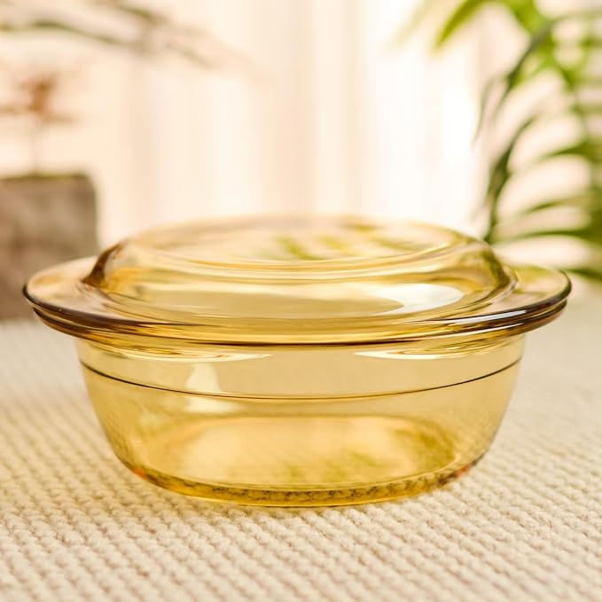 Amber Borosilicate Glass Casserole Dish - Image 9