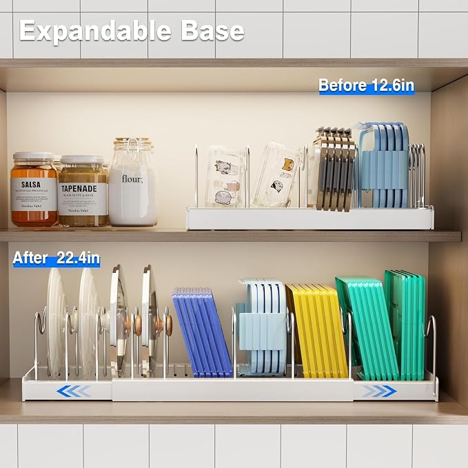 Mustorn Pots and Pans Organizer Under Cabinet - Image 3