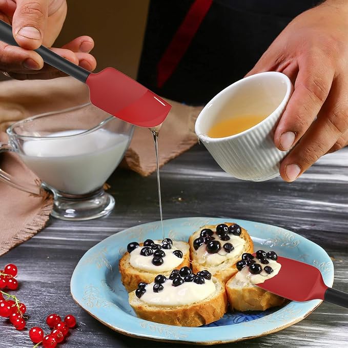 Coukre Silicone Spatula Set of 5, High Temperature Resistant, Food Grade - Image 5