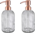 Copper Glass Bathroom Soap Dispenser by LEETCPHOME
