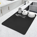 LOPNUR Kitchen Dish Drying Mat, Super Absorbent Dish Drying Pad, Diatomite by LOPNUR
