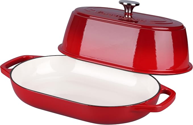 VORRINGARD Enameled Cast Iron Dutch Oven Pot - Image 5