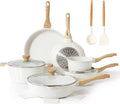 SENSARTE Nonstick Ceramic Cookware Set 16-Piece, Healthy Pots and Pans Set by SENSARTE