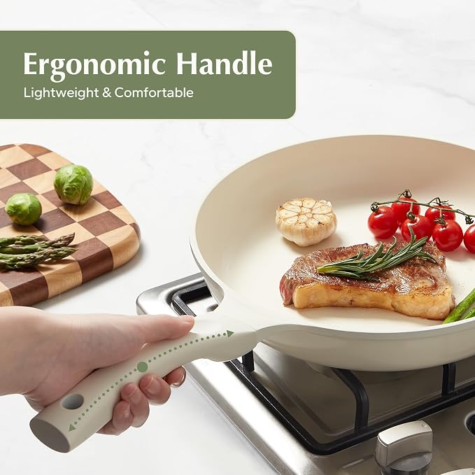 Redchef Ceramic Pan Nonstick, Nonstick Frying Pan, Large Fry Pans, PFAS & - Image 5