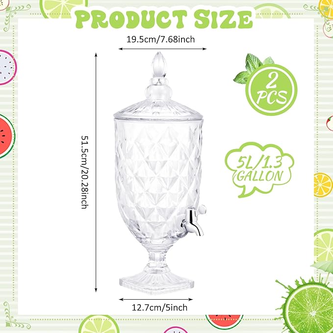 Bokon 2 Pieces Drink Dispensers - Image 2