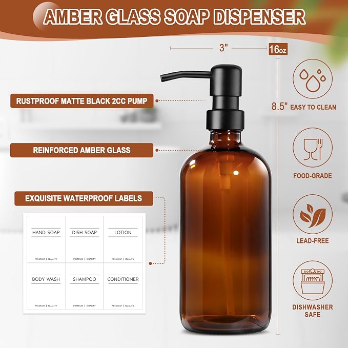 Kitchen Soap Dispenser Set - Image 3