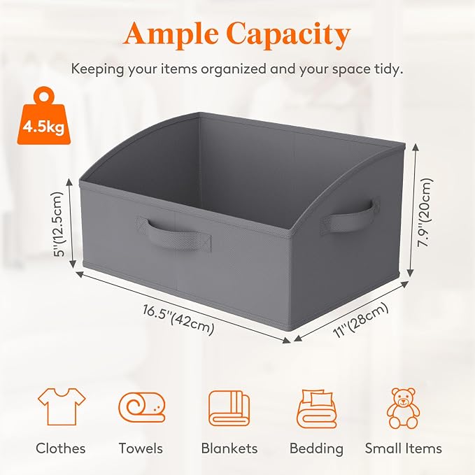 Lifewit Trapezoid Closet Storage Bins - Image 2
