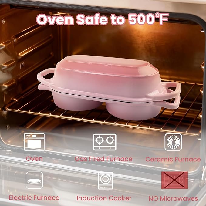 YONILL Mini Double Dutch Oven for Sourdough Bread Baking - Image 6