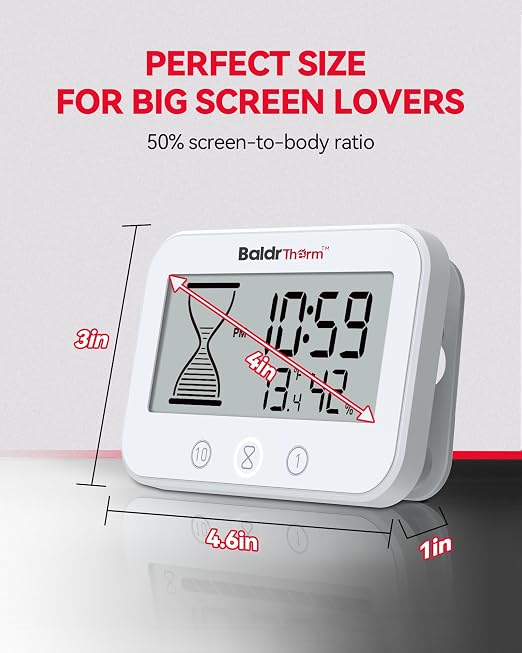 Baldrtherm Digital Timer, Works as a Countdown Timer, Real-time Clock, - Image 7