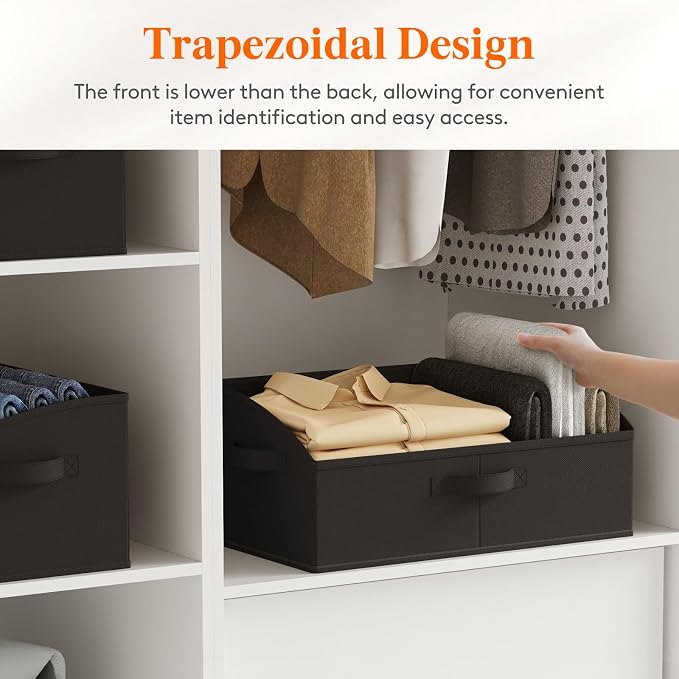 Lifewit Trapezoid Closet Storage Bins - Image 3