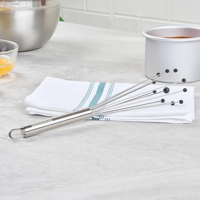 Restaurantware 10.5 in Stainless Steel Ball Whisk - Image 7